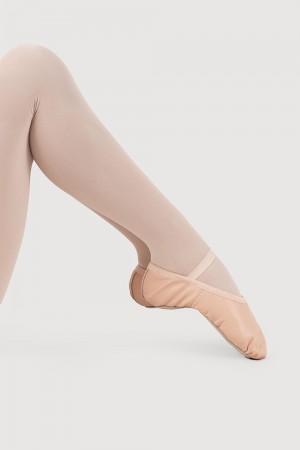 Bailarinas Bloch Dansoft Cuero Toddler Niños Rosas | CLQCS65653