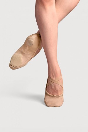 Bailarinas Bloch Perfectus Lona Split Sole Mujer Sand | MCLFT19229