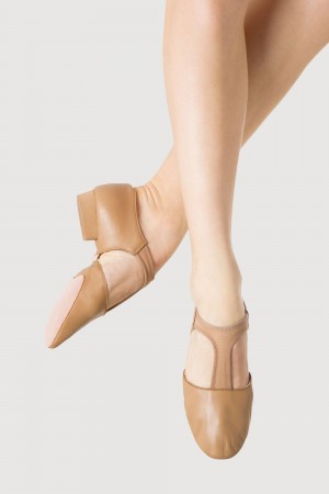 Jazz Bloch Elastosplit Grecian Mujer Tan | YCLVQ70499