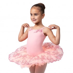 Leotardos Bloch Perlaida' Sequin Overlay Tutu Niños Rosas | CLXMI15617