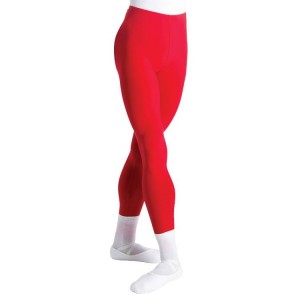 Mallas Bloch Dale High Cintura Full Length Hombre Rojas | ACLWC40737