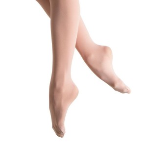 Mallas Bloch Elite Footed Mujer Rosas | GCLUC28238