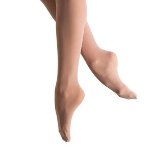 Mallas Bloch Elite Footed Mujer Tan | LCLSX42881