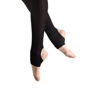 Mallas Bloch Fiesta Stirrup Feathersoft Mujer Negras | PCLQX27147