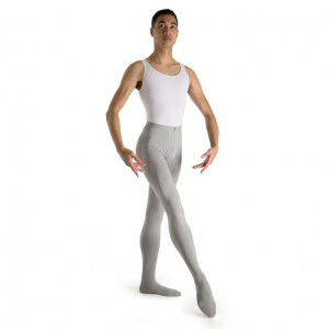 Mallas Bloch Mirella Footed Hombre Gris | YCLVQ28730