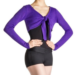 Tops Bloch Karola Cropped Tie Mujer Moradas | LCLSX18210